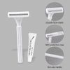 Disposable Razors in Bulk, Bulk Razors with Knife Cap, Individually Packaged Disposable Razors Bulk with Shaving Cream for Hotels, Shelters, Homeless, Nursing Homes, Charities, White (30)