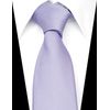 ZENXUS Solid Skinny Ties for Men, 2.5 inch Slim Lilac Lavender Necktie
