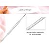 Professional Corner File Straight Curved Stainless Steel Double Instrument 2-Sided