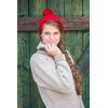 Blauer Peter - gestrickter Schal - Merino - 10 Farben, Farbe:Natur
