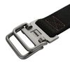 Drizzte Belt Men Plus Size 63'' Web Fabric Canvas Belts D Ring Belt Casual Adjustable Military Work Tactical Belt Black