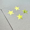 2000 Pack, Gold Foil Star Metallic Stickers - 15mm