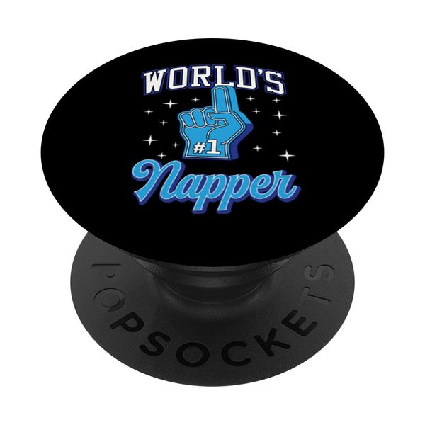 #1 Napper Foam Fingergrafik Nummer Eins von Napper World PopSockets mit austauschbarem PopGrip