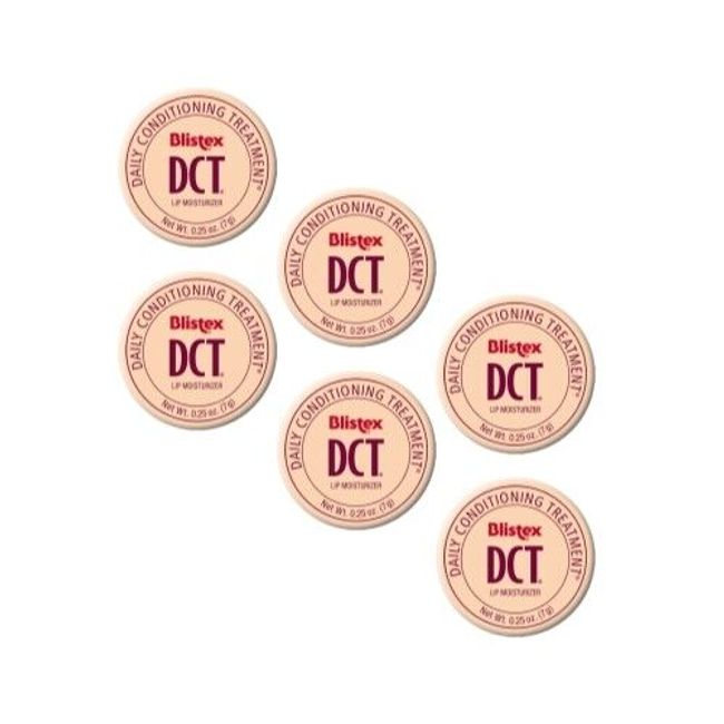 6 Pack Blistex Dct Daily Conditioning Treatment Lip Balm .25 Oz Each