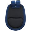 ZETT BLM8A Baseball Hard Soft Softball Throat Guard, Navy