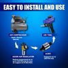 Air Compressor Water Separator, 1/4 NPT Inline Moisture Filter & Water Trap with