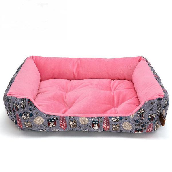 Cozy Haven Pet Bed - Winter Edition - Red Long Section / S