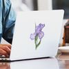 CafePress The Purple Iris Rectangle Bumper Sticker Car Decal