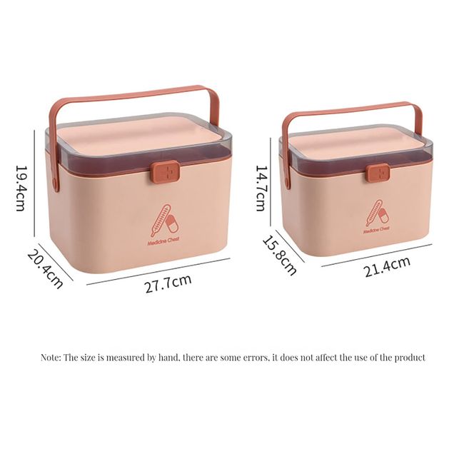 1pc Home Medicine Box Large Capacity Multi-layer Portable First Aid Kit  Medical Storage Container