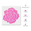 Rose Decorative Nature Stencil - Rose & Flower Designs