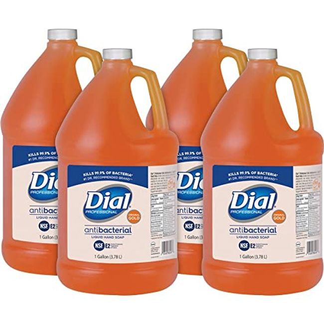 Dial Professional Original Gold Liquid Hand Soap Refill (Pack of 4)