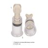 Shots Pumped Nipple Suction Set Rose Sml PMP021TRA