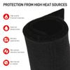Fireproof Fireplace Hearth Rug Non Slip Protection Mat Flame Resistant Pad US