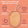 Cleanlogic Bath & Body Exfoliating Soap Saver, Exfoliator Scrubber Pouch, Daily Skincare Routine for Smooth Clean Skin, Assorted Colors, 3 Count Value Pack