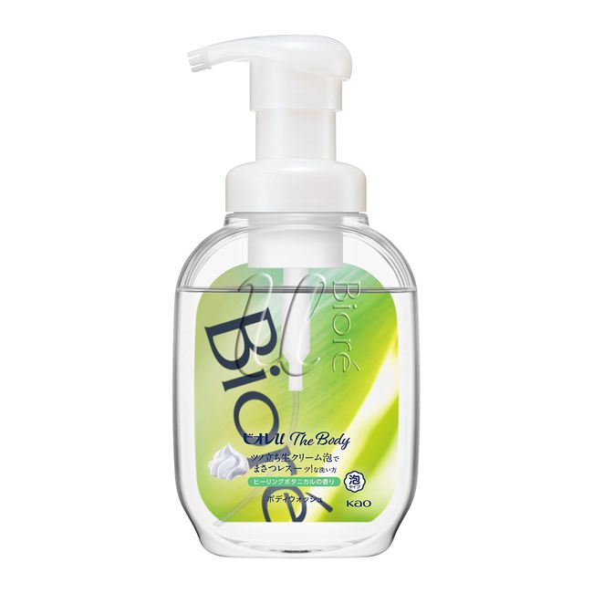 Bioreu The Body Foam Type Healing Botanical Scent Pump, 19.3 fl oz (540 ml), Fresh Cream Foam, Body Soap, Refreshing Healing Botanical Scent