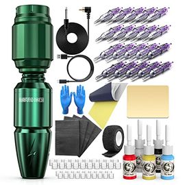 Wormhole Tattoo Kit,Wireless Tattoo Pen Kit, Cordless Tattoo