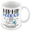 MUGGZ Mug, Card & Coaster Gift Set - Hip Replacement Congratulations - Made in UK