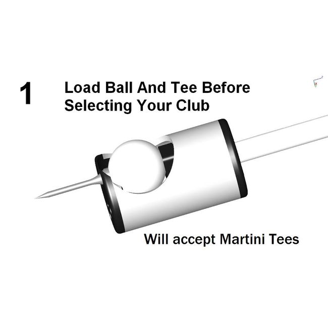 Tee Pal Golf Ball Teeing Device For Seniors With Bending Issues