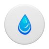 Water Droplet Waterdrop Raindrop Water Lover Hydration PopSockets Swappable PopGrip