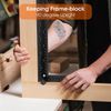Stair Gauges Hex Flat Gauge Framing Square for Rafter Layout Framing Square Attachment Black