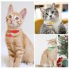 6 Pack Cat Collar, Kitten Collar with Bell Love Pattern Reflective Cat Collars Quick Release Kitten Collars Adjustable 19-32cm for all Kitten
