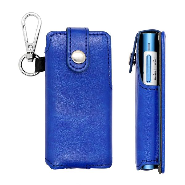 CaseGuider Glow Hyper Air Case, Glo Hyper Air Case, Glow Hyper Air Cover, Glo Hyper Air Cover, Electronic Cigarette Case, Glow Hyper Case, Protective Case, Simple, Carabiner Included, blue