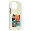 Surfing Capybara Retro Sunset Beach Ocean Wave Summer Vibes Case for iPhone 14 Pro Max