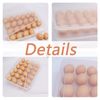 Anyumocz 2 Pack Covered Egg Holder,Clear Egg Holder Storage Container,Stackable Plastic Refrigerator Egg Trays for Deviled Egg,Protect and Keep Fresh(48 Eggs)