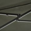 15' Outdoor Double Sided Market Patio Umbrella  Steel Rectangular - Grey