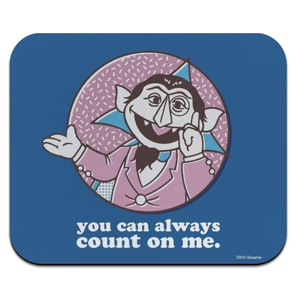 Sesame Street You Can Count on Me Low Profile Thin Mouse Pad Mousepad