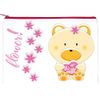 A4 Size (34x24cm) PVC Made Large Zipper Bag/Wallets Assorted Colour-Back to School (Random)