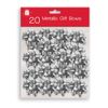 DesignGroup Bow and Ribbons, Silver, Assorted