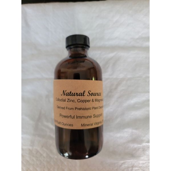 Colloidal Zinc, Copper & Magnesium - Eight Oz Bottle