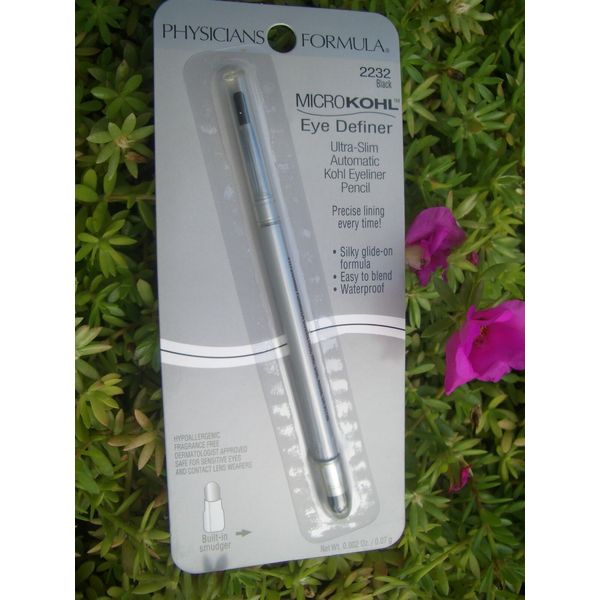PHYSICIANS FORMULA MICRO KOHL WATERPROOF EYELINER W/ SHARPENER, #2232 BLACK