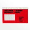 Delivery Note Bags/Document Wallets Accompaniment Paper Bags Red DIN Long (250)