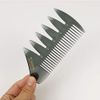 zalati Styling Comb 3pcs Wide Tooth Combs Slicked-back Style for Mens Hairstyle Home Barbershop