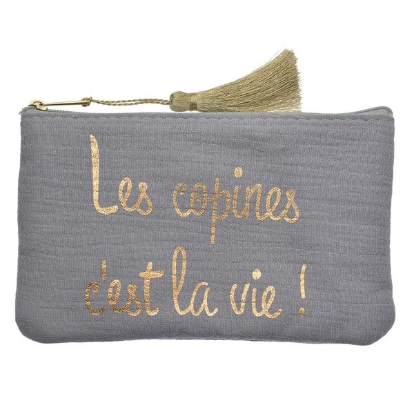 Clayre & Eef Women's Toiletry Bag 17 x 11 cm Blue Synthetic, blue