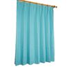 Order Curtain Shape Memory Processing Blackout Curtains Blue Width 95cm Length 115cm Hook B Washable Drape 1 Piece A-763545