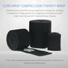 Core Products Core Wrap, Compression Therapy Wrap, Black - 4" X 48"