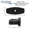 RecPro RV Ladder Replacement End Caps with Hardware | 2 Pack