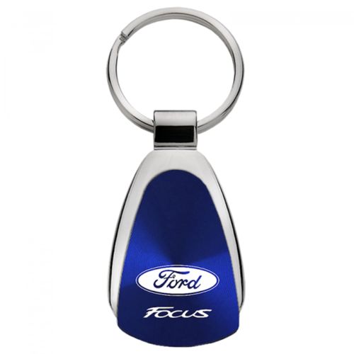 AU-TOMOTIVE GOLD, INC. Officially Licensed Blue Teardrop Key Fob for Ford Focus