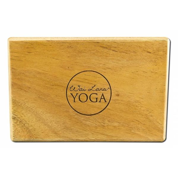 Wai Lana Teak Yoga Block, 4"