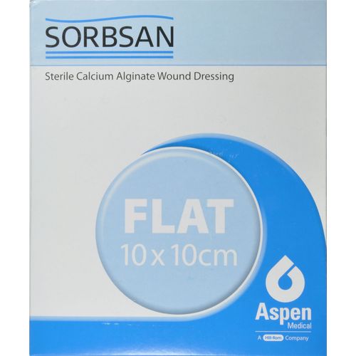 Sorbsan 99XX0349 Dressing, 10cm x 10cm, Pack of 10