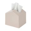 KEYUCA Moi Compact Tissue Case, Light Gray (Tissue Box/Refill Type), Cover, Small, Cute