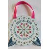 Mum hanging plaque Approx 10cms great gift for any occasion,
