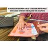 CHPL A5 Plastic Wallets with Stud Button [ 100 Pcs ] Translucent Popper Wallets for Document Storage, Filing & Organisation, Folders for Office and School [ Orange ]