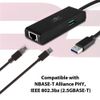 Vantec USB 3.0 To 2.5G Ethernet Adapter With USB HUB A Port