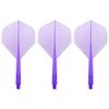 Condor Zero Stress Flight System | Standard Size | Dart Flights | Multiple Sizes | Multiple Colours (Clear Purple, Medium)