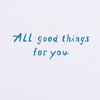 Hallmark Good Luck Card - Contemporary Text Design