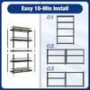 WORKPRO 5-Tier Storage Shelving Unit Heavy Duty Adjustable Garage Shelf 2180 LBS